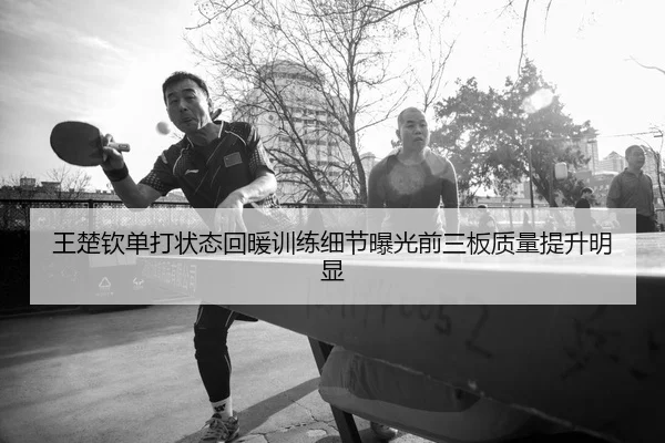 王楚钦单打状态回暖训练细节曝光前三板质量提升明显